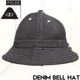 ������̵���ۥХ��åȥϥå� ˹�� POLeR �ݡ��顼 DENIM BELL HAT 251MCV0085 BLACK DENIM ��������Ź������