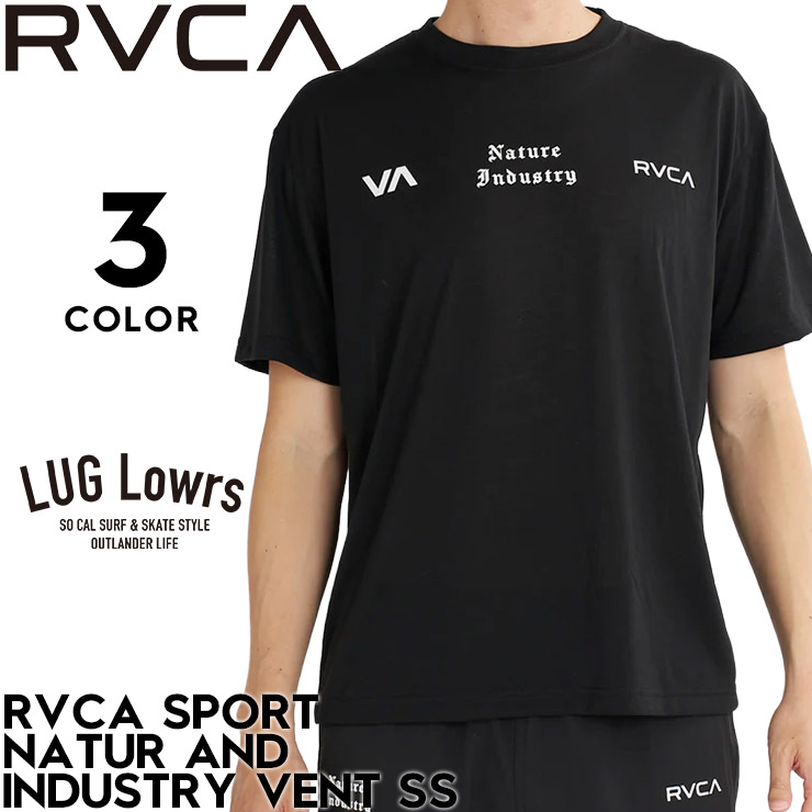 RVCA �롼�� T����� ��� ȾµT����� ���ݡ���T����� �ȥ졼�˥󥰥����� ®�� 4WAY���ȥ�å� ���� ����ե��å�T����� RVCA SPORT NATUR AND INDUSTRY VENT SS BG04A219 26SU ��������Ź������