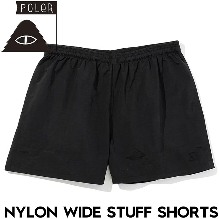 �ϡ��եѥ�� ���硼�� POLeR �ݡ��顼 NYLON WIDE STUFF SHORTS 251MCV0019 BLK ��������Ź������