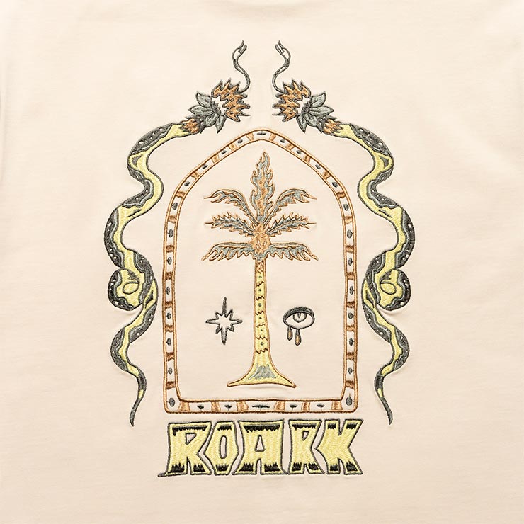 ROARK AUGS PALM H/W TEE バック ディテール