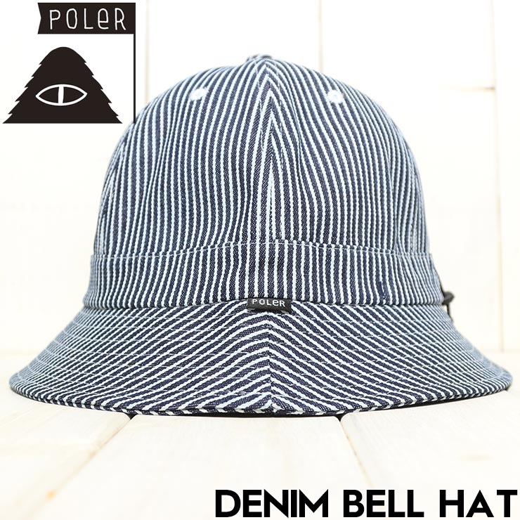 ������̵���ۥХ��åȥϥå� ˹�� POLeR �ݡ��顼 DENIM BELL HAT 251MCV0085 HICKORY ��������Ź������
