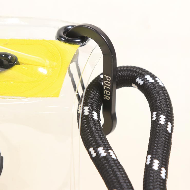 POLeR �ݡ��顼 HIGH&DRY PVC CLEAR MOBILE SACOCHE �����å��� �ɿ� PVC ���������Хå� ���ȥ�å��դ� 253MCV0119 YELLOW ��������Ź������