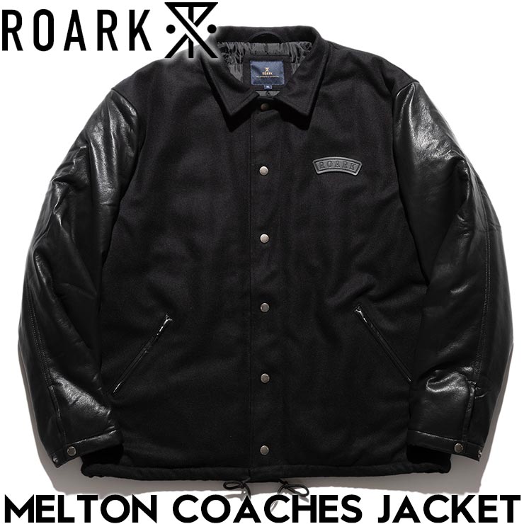 ROARK �������� MELTON COACHES JACKET ���������㥱�å� �������� �֥륽�� RJJ1172-BLK ��������Ź������
