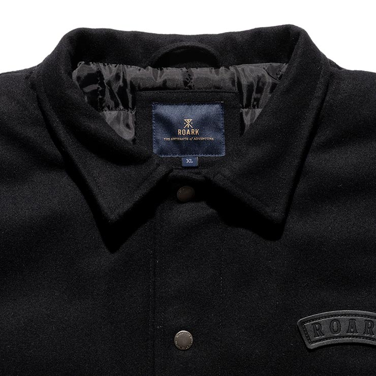 ROARK �������� MELTON COACHES JACKET ���������㥱�å� �������� �֥륽�� RJJ1172-BLK ��������Ź������