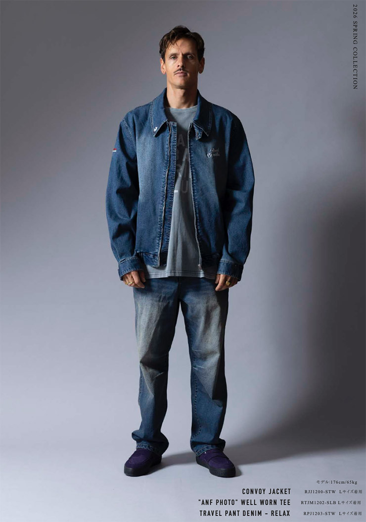 ROARK �������� CONVOY JACKET ���㥱�å� �������� �ǥ˥ॸ�㥱�å� RJJ1200-STW 26SP ��������Ź������