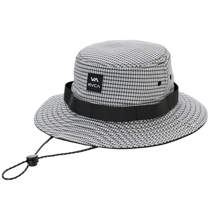 RVCA �롼�� �֡��ˡ��ϥå� ��� CHECK BOONIE �ϥå� �Х��åȥϥå� ���ե���ϥå� 4WAY���ȥ�å� UPF50+ UV���å� ��å���΢�� �ɥ����������դ� BG04A908 26SU BLC ��������Ź������