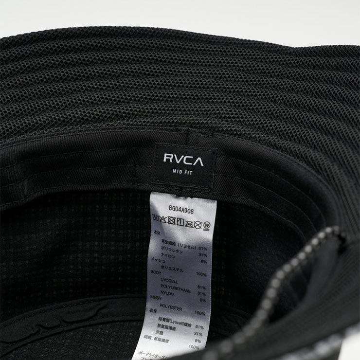 RVCA �롼�� �֡��ˡ��ϥå� ��� CHECK BOONIE �ϥå� �Х��åȥϥå� ���ե���ϥå� 4WAY���ȥ�å� UPF50+ UV���å� ��å���΢�� �ɥ����������դ� BG04A908 26SU BLC ��������Ź������