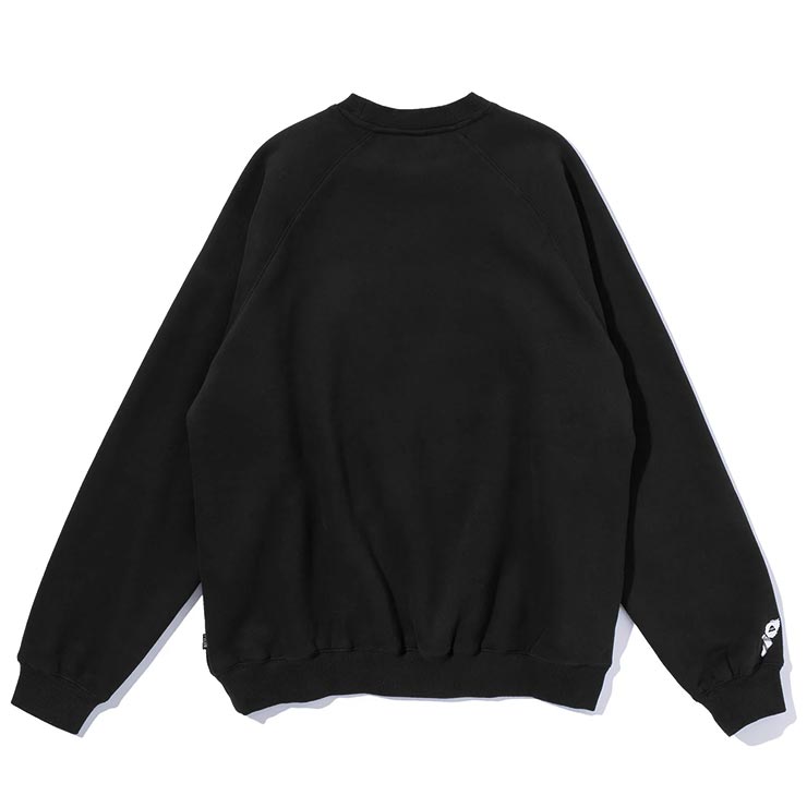 ������̵���ۥȥ졼�ʡ� �������å� �饰��� POLeR �ݡ��顼 COLLEGE RAGLAN CREW 243MCV0040 BLK ��������Ź������