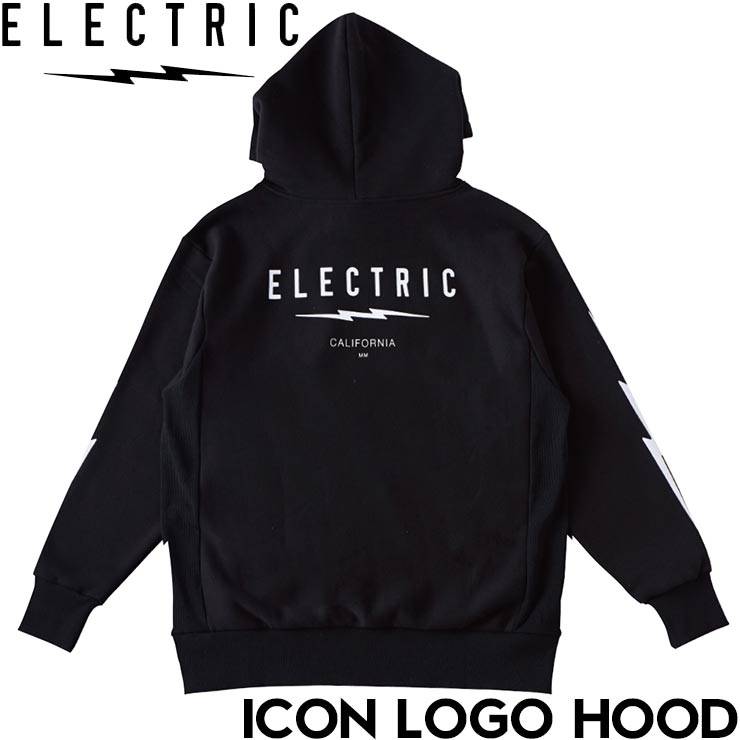 �ץ륪���С��ѡ����� �ա��ǥ� ELECTRIC ���쥯�ȥ�å� ICON LOGO HOOD E24FU01 BLK ��������Ź������