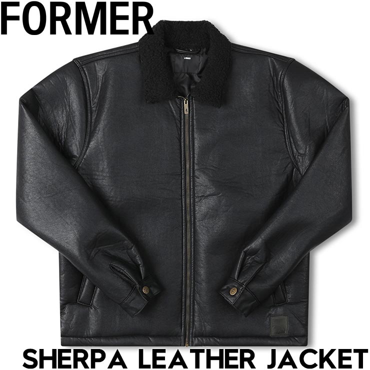 ̵ۥ쥶㥱å  FORMER եޡ SHERPA LEATHER JACKET FJA-24403 Ź