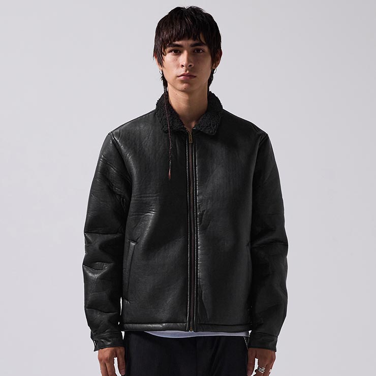 ̵ۥ쥶㥱å  FORMER եޡ SHERPA LEATHER JACKET FJA-24403 Ź