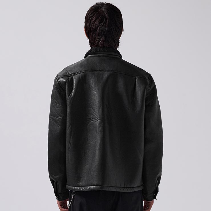 ̵ۥ쥶㥱å  FORMER եޡ SHERPA LEATHER JACKET FJA-24403 Ź