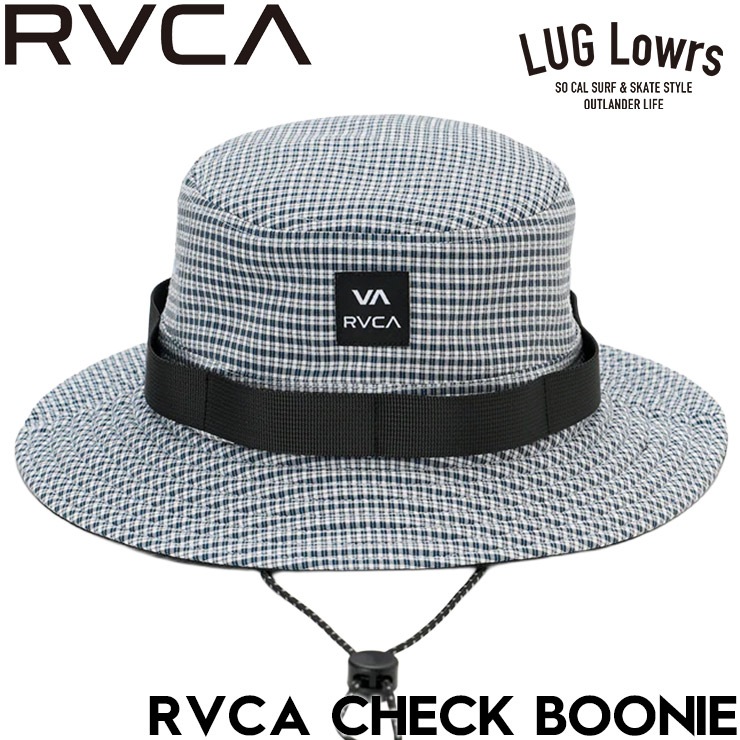RVCA �롼�� �֡��ˡ��ϥå� ��� CHECK BOONIE �ϥå� �Х��åȥϥå� ���ե���ϥå� 4WAY���ȥ�å� UPF50+ UV���å� ��å���΢�� �ɥ����������դ� BG04A908 26SU NVC ��������Ź������