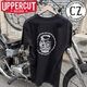 UPPERCUT DELUXE ���åѡ����åȥǥ�å��� T����� ��� ȾµT����� ����ե��å�T����� �Хå��ץ��� Cycle Zombies �������륾��ӡ��� ����� T-SHIRT BLACK ��������Ź������