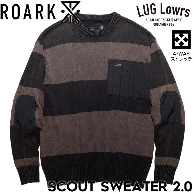 ROARK CORDURA SCOUT SWEATER 2.0 CHARCOAL