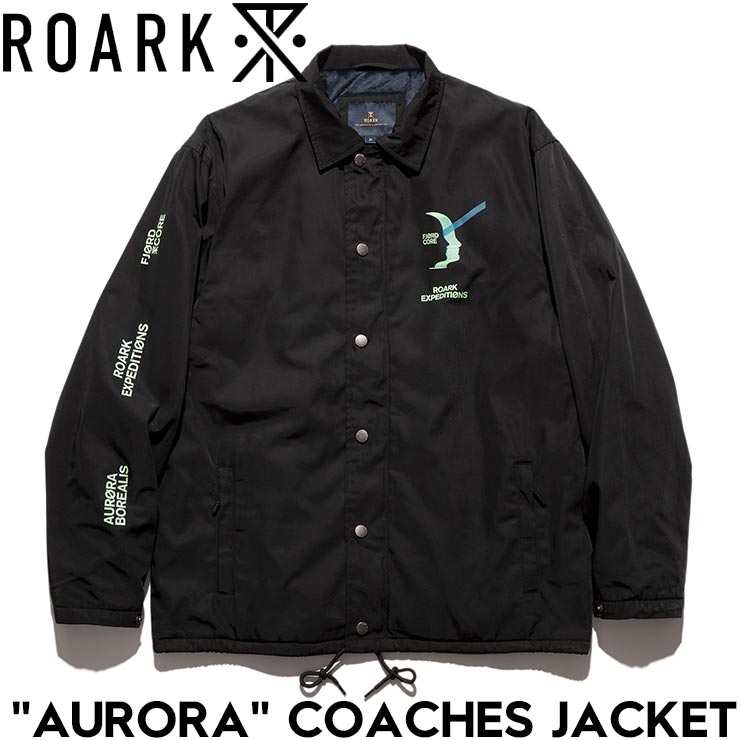 THE ROARK REVIVAL ХХ AURORA COACHES JACKET 㥱å ե꡼΢ ɴ RJJ1055-BLK Ź