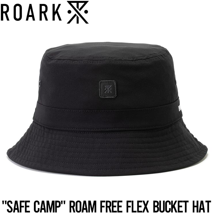 ̵ۥХåȥϥå ˹ THE ROARK REVIVAL ХХ SAFE CAMP ROAM FREE FLEX BUCKET HAT - MID HEIGHT RHJ1012-BLK Ź