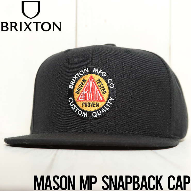������̵����˹�� ����å�  ���ʥåץХå� BRIXTON �֥ꥯ���ȥ� MASON MP SNAPBACK CAP 10978