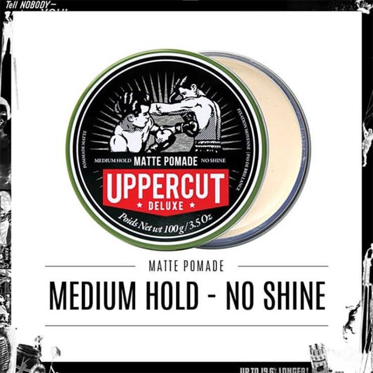 UPPERCUT DELUXE ���åѡ����åȥǥ�å��� �ݥޡ��� ��� �����ݥޡ��� ��ȱ�� �إ���å��� �ߥǥ�����ۡ���� �ޥåȻž夲 �С��С� MATTE POMADE �ޥåȥݥޡ��� 100g ��������Ź������