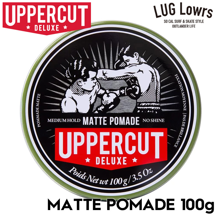 UPPERCUT DELUXE ���åѡ����åȥǥ�å��� �ݥޡ��� ��� �����ݥޡ��� ��ȱ�� �إ���å��� �ߥǥ�����ۡ���� �ޥåȻž夲 �С��С� MATTE POMADE �ޥåȥݥޡ��� 100g ��������Ź������