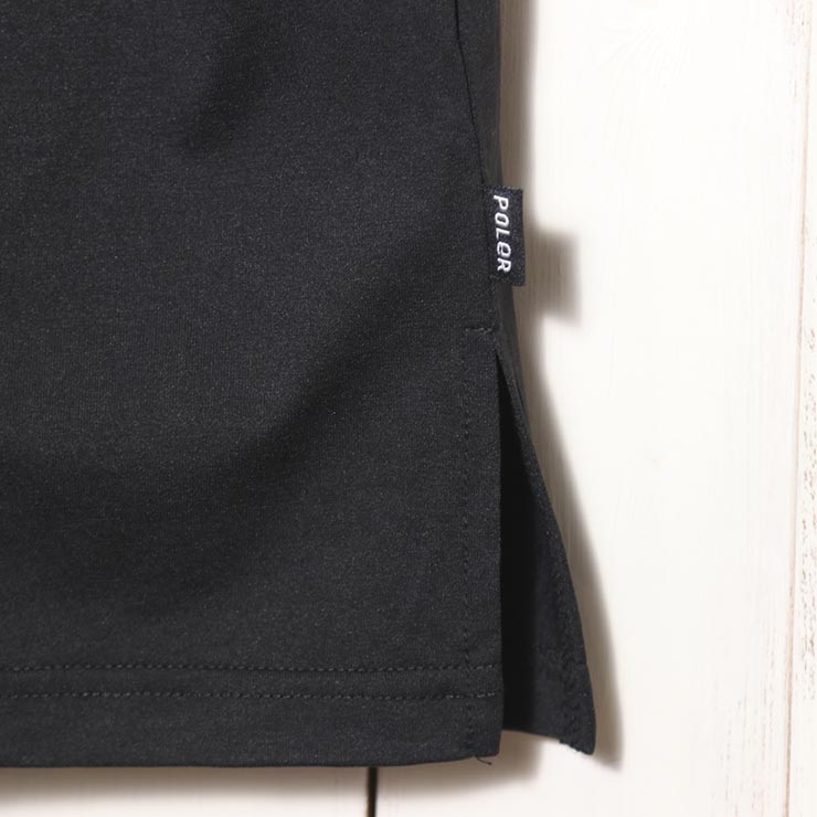 ������̵���۵ۼ� ®�� ����T ���󥰥��꡼��TEE ĹµT����� POLeR �ݡ��顼 THUNDER FLASH QUICK DRY LSTEE 241MCV0112 BLK ��������Ź������