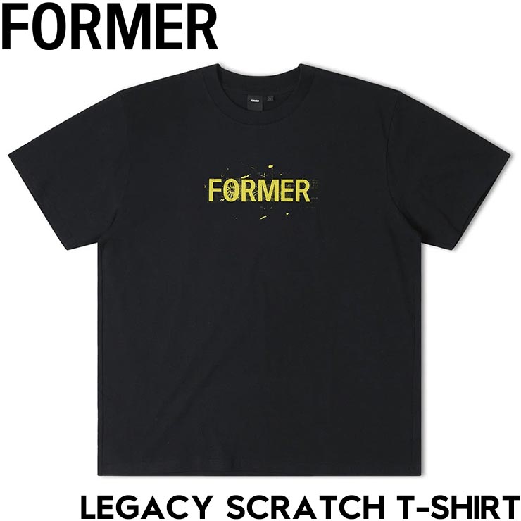 ������̵����ȾµTEE T����� FORMER �ե����ޡ� LEGACY SCRATCH T-SHIRT FTE-24311 BLACK ��������Ź������