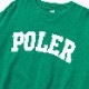 T 󥰥꡼TEE ĹµT åեå POLeR ݡ顼 COLLEGE RELAX FIT L/S TEE 243MCV0087 GRN Ź
