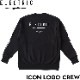 �������åȥȥ졼�ʡ� ���롼�ͥå� ELECTRIC ���쥯�ȥ�å� ICON LOGO CREW E24FU07 BLK��������Ź������