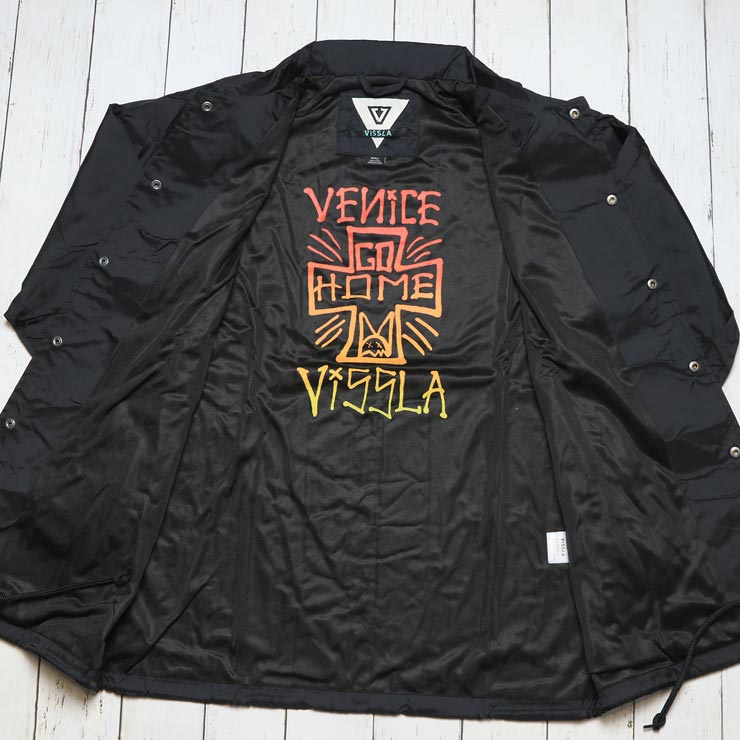 クリックポスト対応] VISSLA ヴィスラ JEFF HO COACH JACKET コーチ