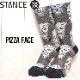 ������̵���ۥ��å��� ���� STANCE ������ PIZZA FACE SOCKS A556A24PIZ