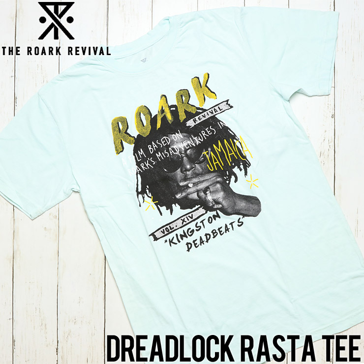 [����å��ݥ����б�] THE ROARK REVIVAL ����������Х��Х� DREADLOCK RASTA S/S TEE ȾµT����� RT444