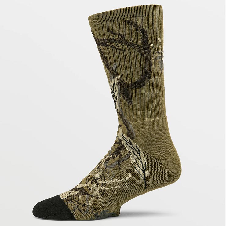 ������̵���ۥ��å��� ���� VOLCOM �ܥ륳�� STONEY SHRED SOCKS ���å��� ���� D6322401 CAM ��������Ź������