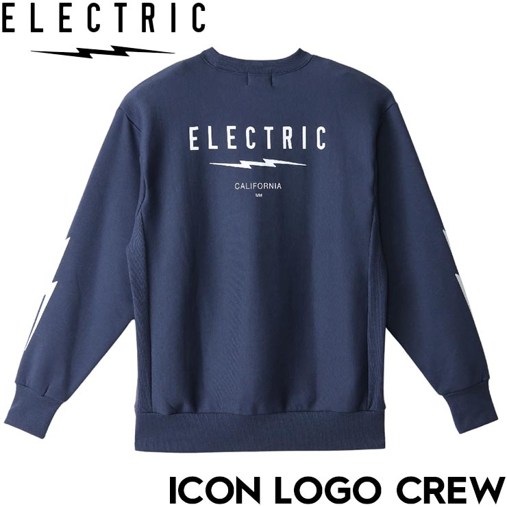 ̵ۥåȥȥ졼ʡ 롼ͥå ELECTRIC 쥯ȥå ICON LOGO CREW E24FU07 NVY Ź