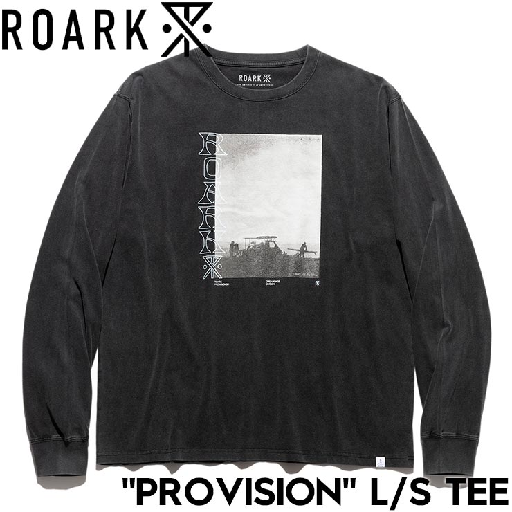 ROARK REVIVAL �������� ��Х��Х� PROVISION L/S TEE ĹµT����� ����T ��� ��ǥ����� ���åȥ�100% RLTJ1154-BLK ��������Ź������