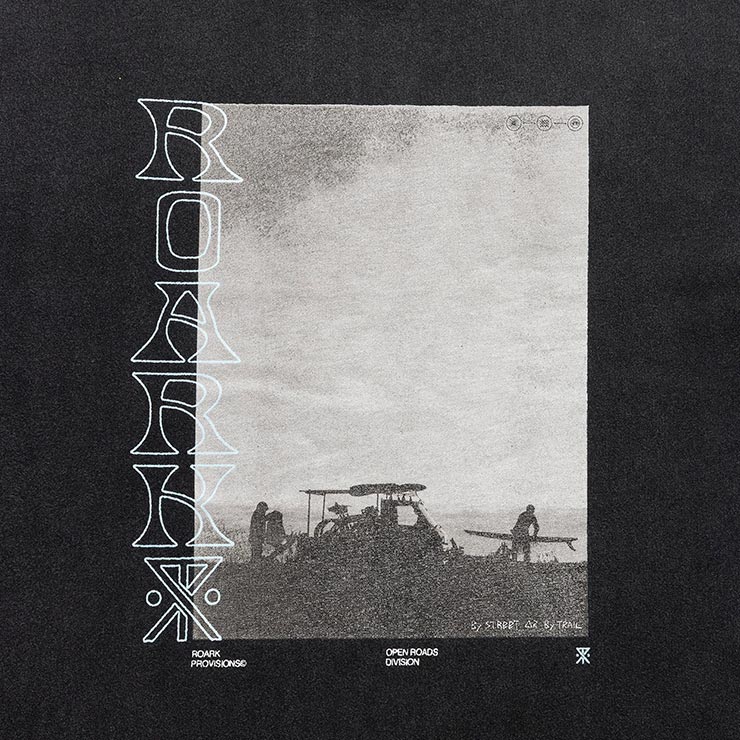 ROARK REVIVAL �������� ��Х��Х� PROVISION L/S TEE ĹµT����� ����T ��� ��ǥ����� ���åȥ�100% RLTJ1154-BLK ��������Ź������