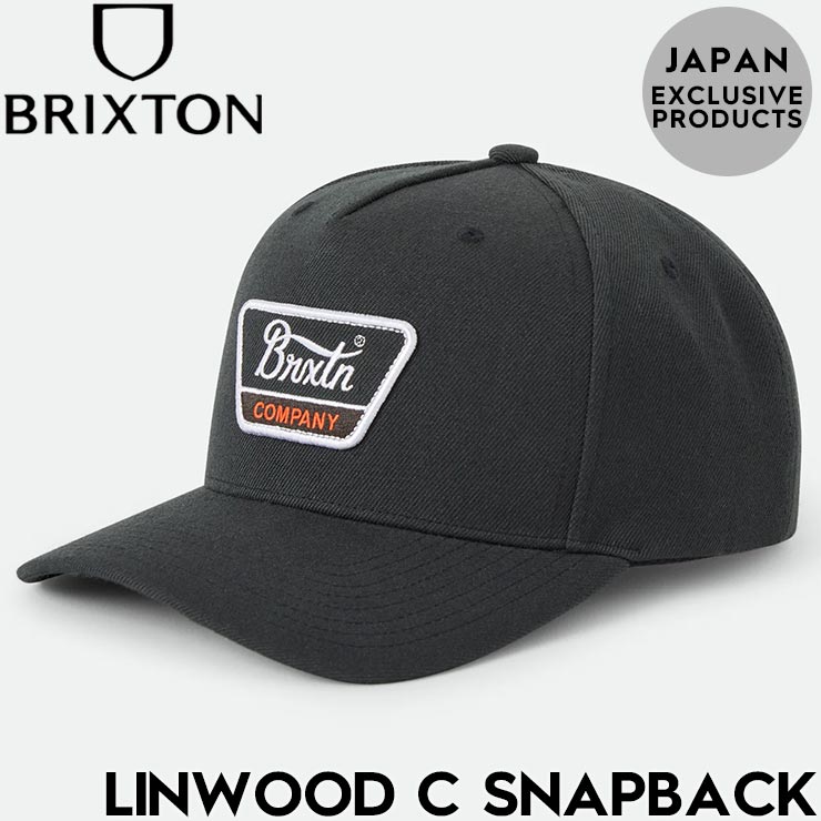 BRIXTON �֥ꥯ���ȥ� LINWOOD C NETPLUS MP SNPK - BLACK/ORANGE/WHITE ���ܸ��ꥫ�顼 ���ʥåץХå�����å� ˹�� 10980 25HO ��������Ź������