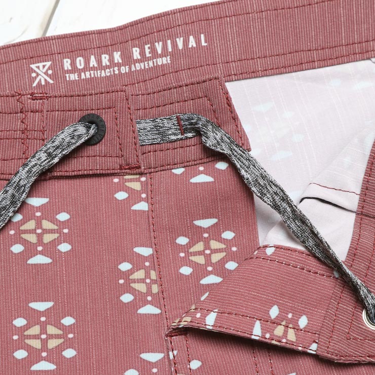 [����å��ݥ����б�] THE ROARK REVIVAL ����������Х��Х� CHILLER BLUE STRIPE BOARDSHORTS �ܡ��ɥ��硼�� �����եѥ�� RB271