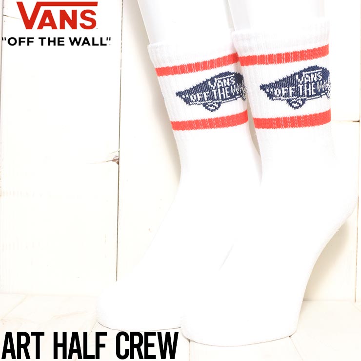 ������̵���ۥ��å��� ���� VANS ������ �Х� ART HALF CREW SOCKS VN000F0HLKZ1