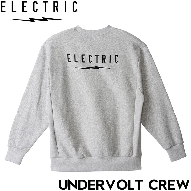 ̵ۥåȥȥ졼ʡ 롼ͥå ELECTRIC 쥯ȥå UNDERVOLT CREW E24FU12 GRY Ź
