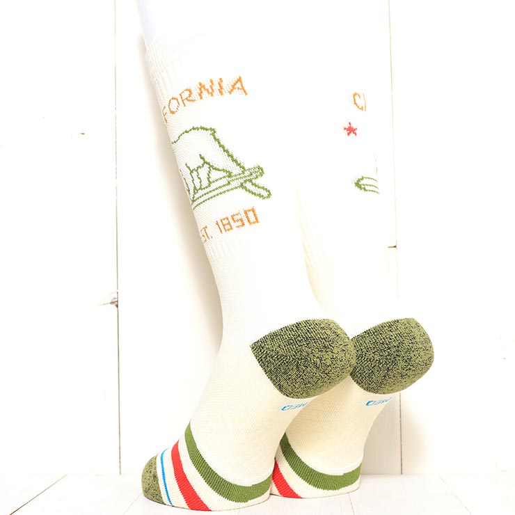[����å��ݥ����б�] STANCE ������ CALIFORNIA REPUBLIC 2 SOCKS ���å��� ���� ��˥��å��� A556D21CAL