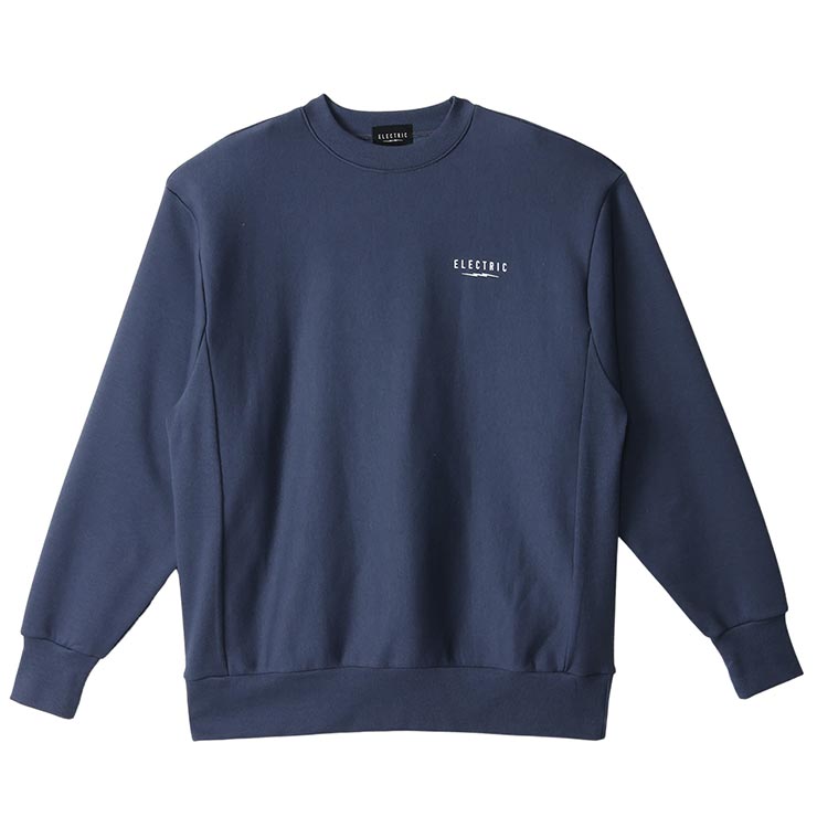 ������̵���ۥ������åȥȥ졼�ʡ� ���롼�ͥå� ELECTRIC ���쥯�ȥ�å� UNDERVOLT CREW E24FU12 NVY ��������Ź������