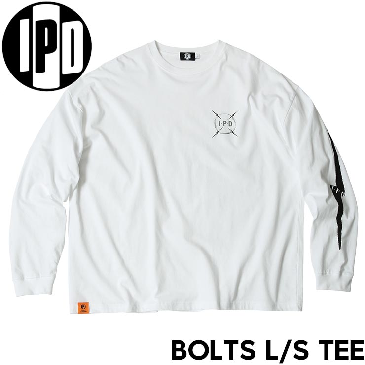 IPD �����ԡ��ǥ��� BOLTS L/S TEE ���󥰥��꡼��TEE ����T IPDLSBL-1004 WHT ��������Ź������