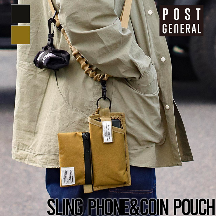 ������̵���ۥ���󥰥ե���&������ݡ��� POST GENERAL �ݥ��ȥ����ͥ�� SLING PHONE&COIN POUCH ����󥰥ե���&������ݡ��� (2��)