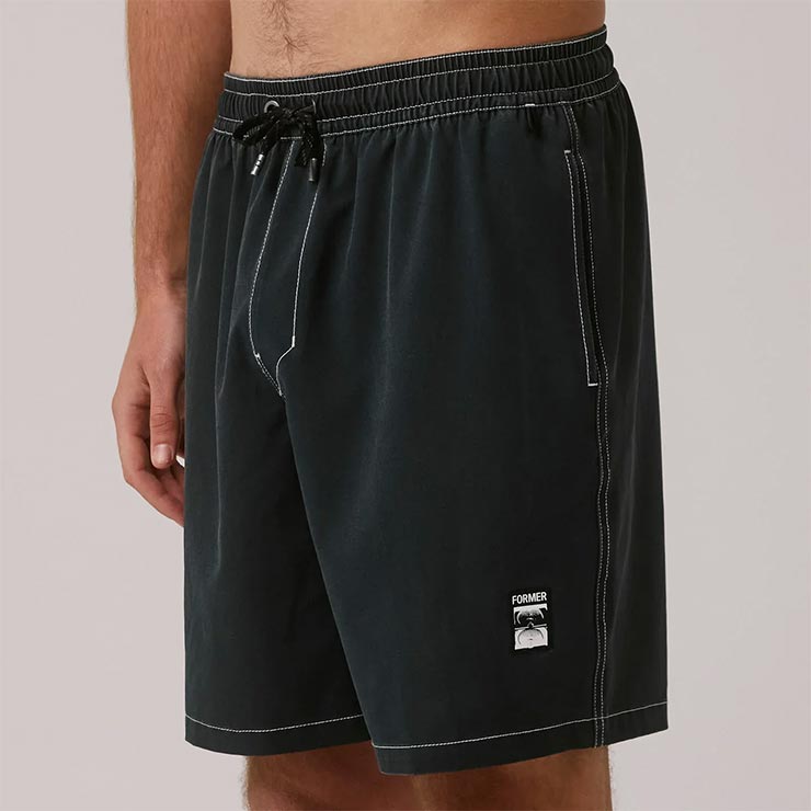 ���硼�� �ϥ��֥�åɥ��硼�� FORMER �ե����ޡ� SWANS BAGGY 18 SWIM TRUNK FBO-25108 BLACK ��������Ź������