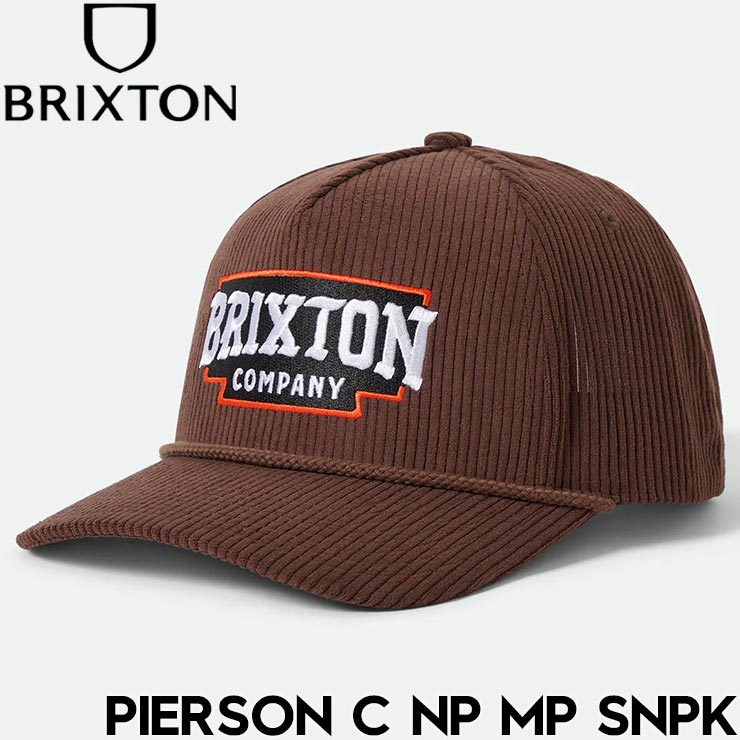 BRIXTON �֥ꥯ���ȥ� PIERSON C NP MP SNPK - PINECONE BROWN ���ʥåץХå�����å� ˹�� 11903 25FW ��������Ź������