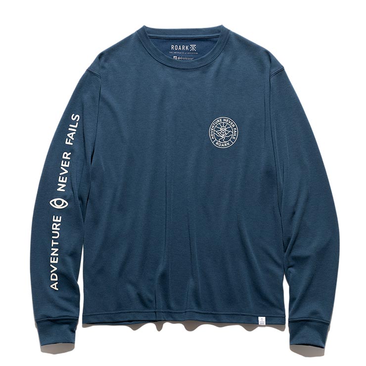 ROARK �������� DIVISION L/S Dri-Release TEE ĹµT����� ����T �۴�®�� ��� ��ǥ����� RLTJDR1201-LGB 26SP ��������Ź������