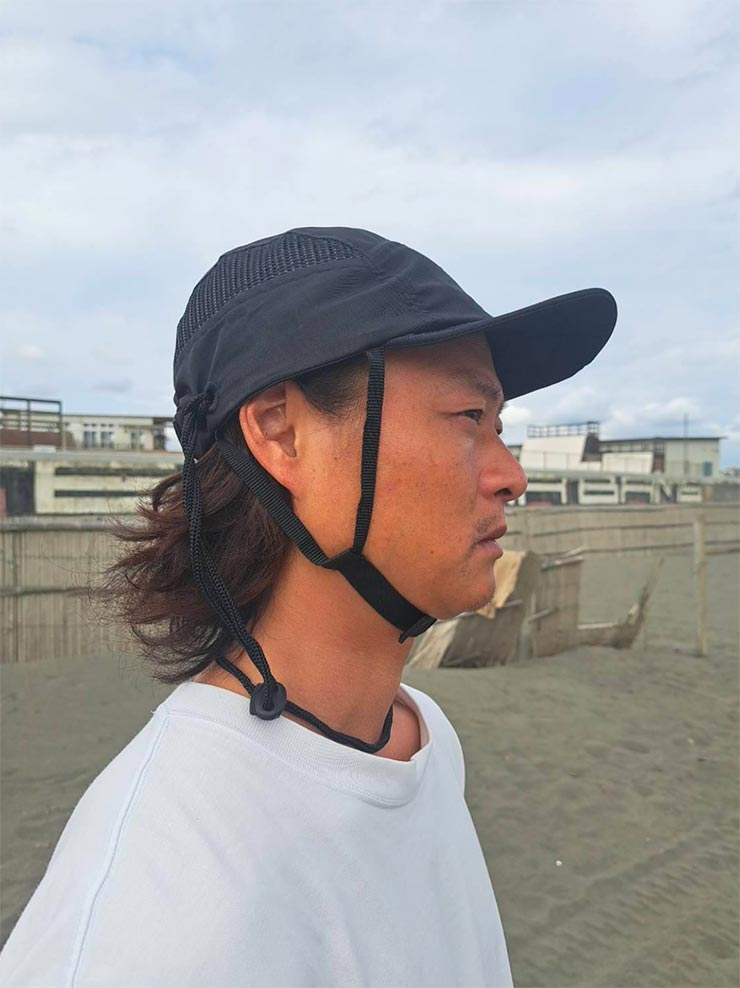 YOSHIDA CAPS �襷������åץ� ˹�� �����ե���å�  ���󥬡����դ�  SURF MASTER 7WAY CAP BLACK ��������Ź������