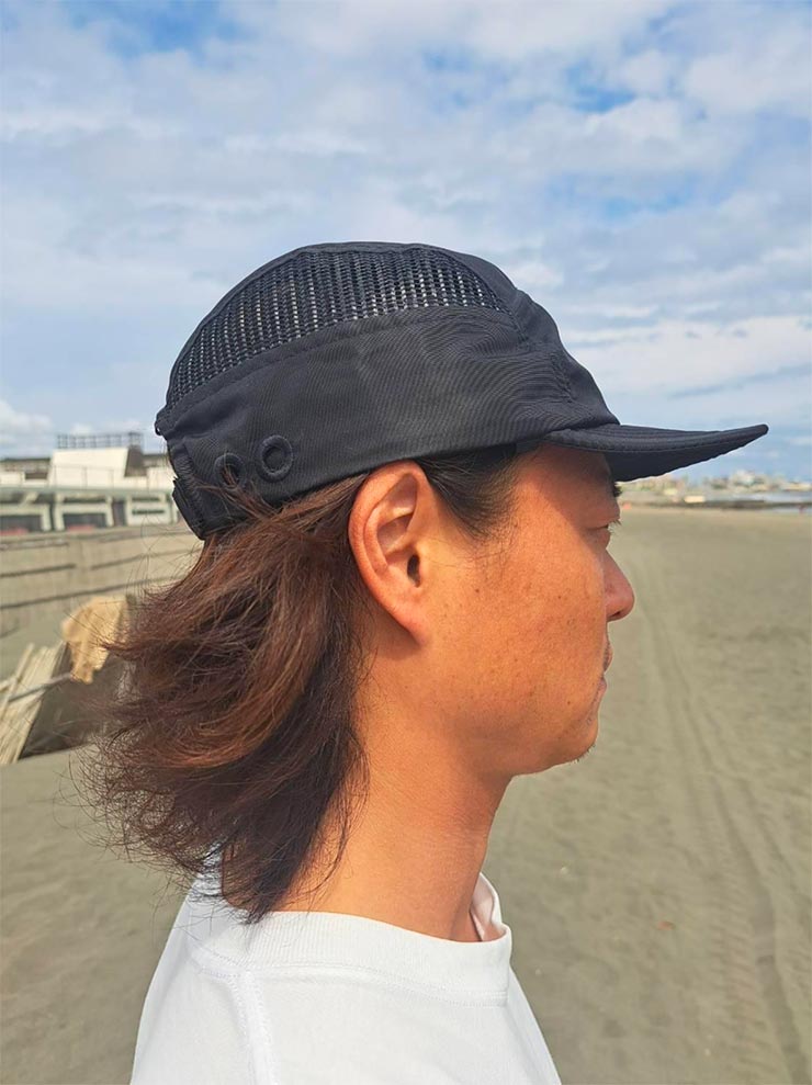 YOSHIDA CAPS �襷������åץ� ˹�� �����ե���å�  ���󥬡����դ�  SURF MASTER 7WAY CAP BLACK ��������Ź������