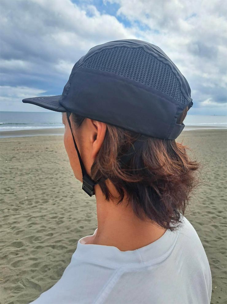 YOSHIDA CAPS �襷������åץ� ˹�� �����ե���å�  ���󥬡����դ�  SURF MASTER 7WAY CAP BLACK ��������Ź������