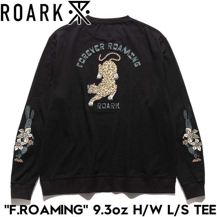 ROARK REVIVAL �������� ��Х��Х� F.ROAMING 9.3oz H/W L/S TEE ĹµT����� ����T �إӡ��������� ��� ��ǥ����� ���åȥ�100% RLTJHW1150-BLK ��������Ź������